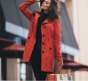 a Women carrying a bag